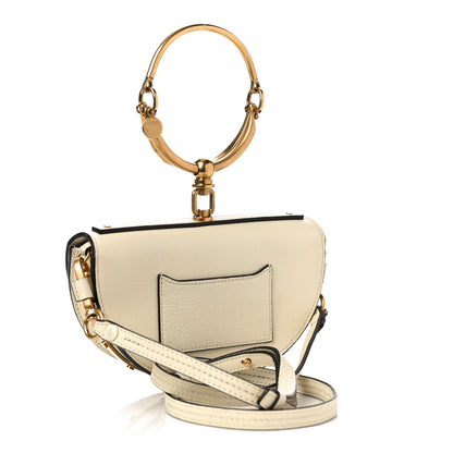Chloe Calfskin Small Nile Bracelet Minaudiere Bag Off White 3 of 10