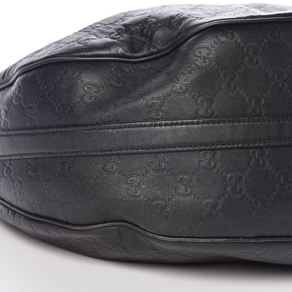 Gucci Guccissima Large GG Twins Hobo Black 9 of 12