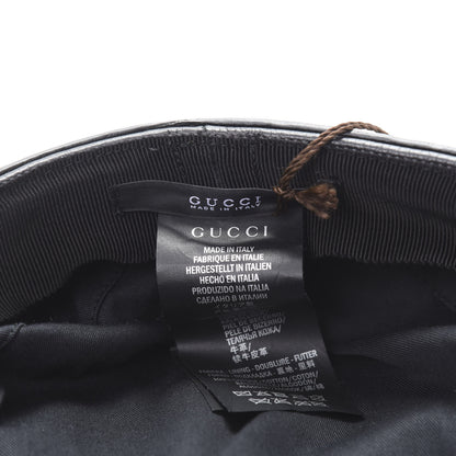 Gucci Calfskin Studded Cellarius Hat XS Black 6 of 6