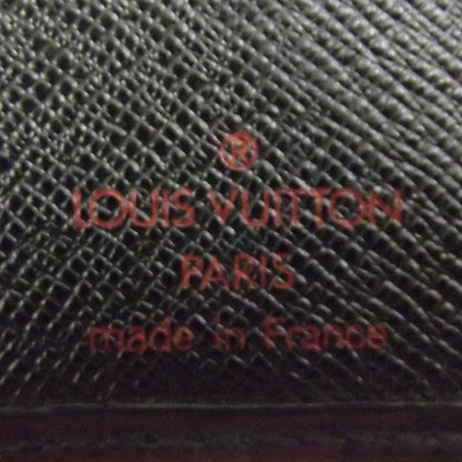 Louis Vuitton Epi Checkbook Organizer Wallet Black 6 of 7