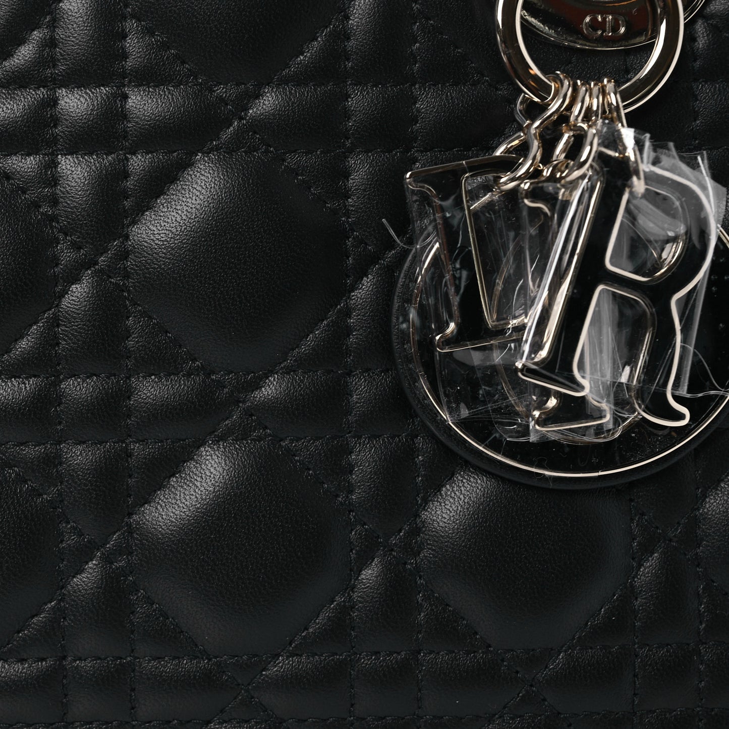 Lambskin Cannage Small My ABCDior Lady Dior Black