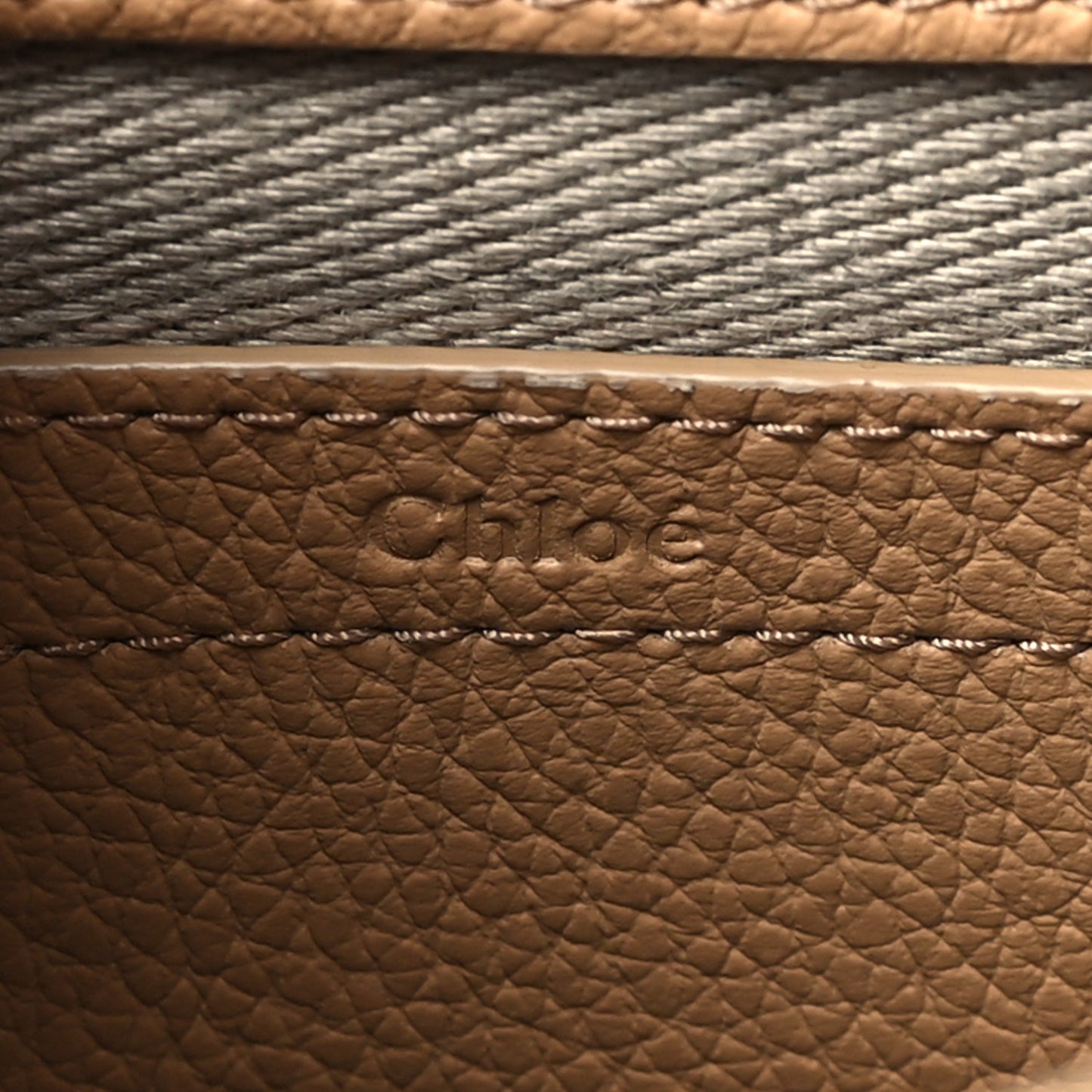 Grained Calfskin Small Marcie Saddle Bag Root Beige