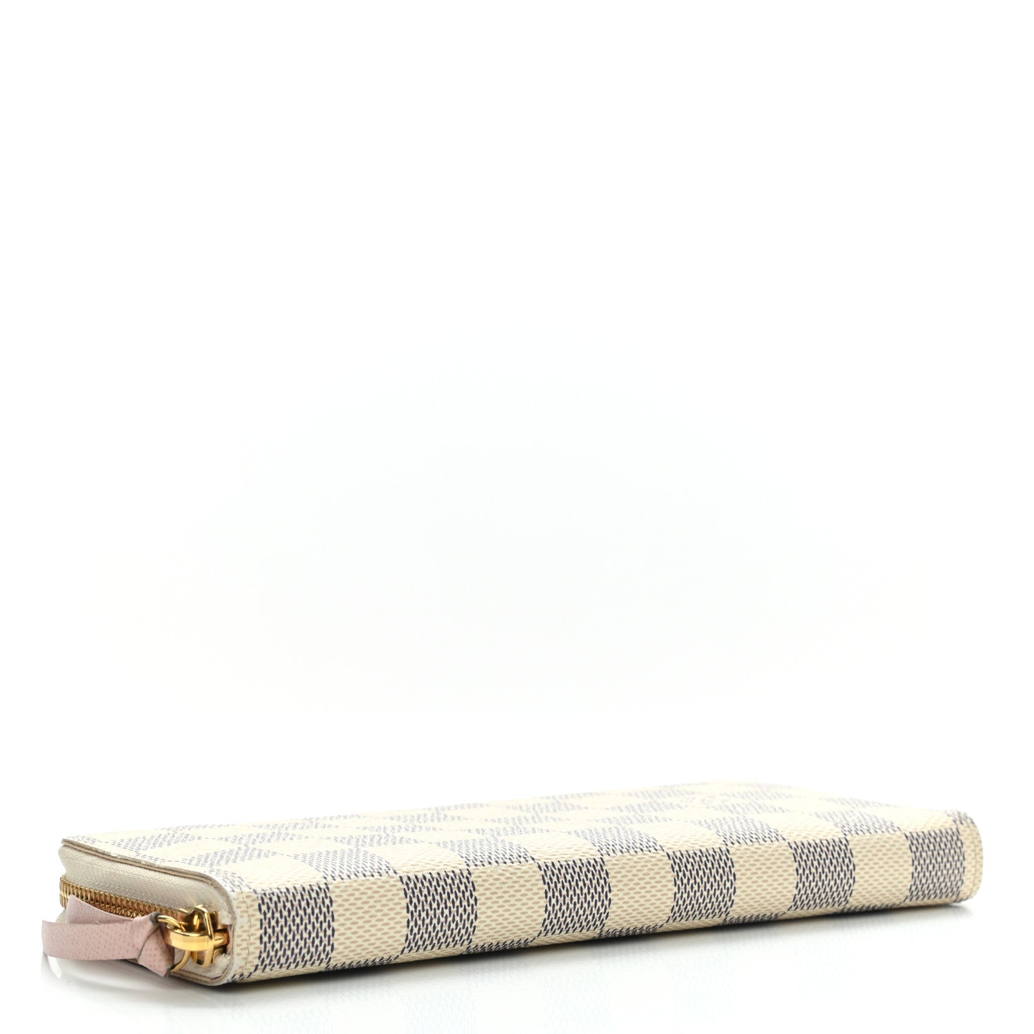 Louis Vuitton Damier Azur Clemence Wallet Rose Ballerine 3 of 8