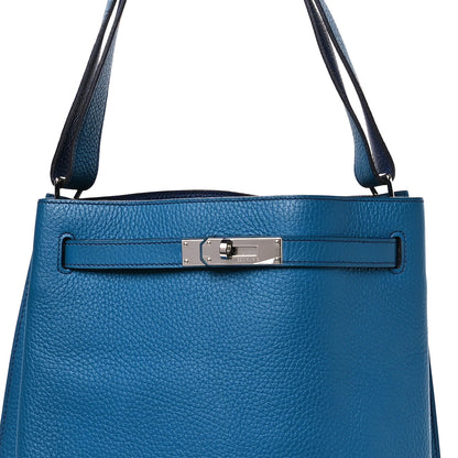 Hermes Taurillon Clemence Eclat So Kelly 26 Bleu Izmir Bleu Saphir 8 of 10