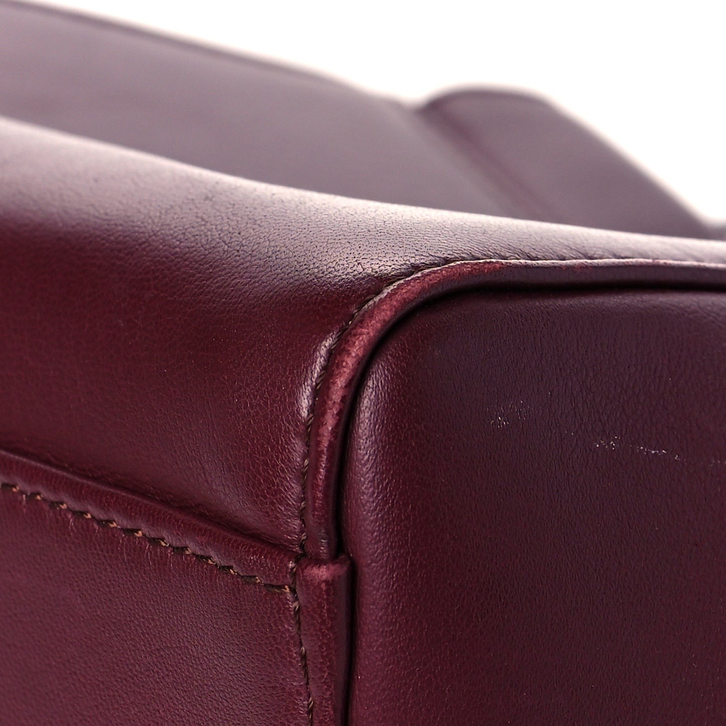 Nappa Mini Peekaboo Iconic Satchel Bordeaux