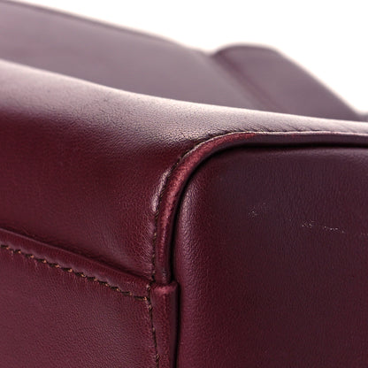 Fendi Nappa Mini Peekaboo Iconic Satchel Bordeaux 11 of 11