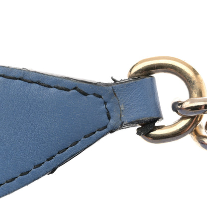 Gucci Soft Guccissima Medium Emily Chain Shoulder Bag Mineral Blue 16 of 19