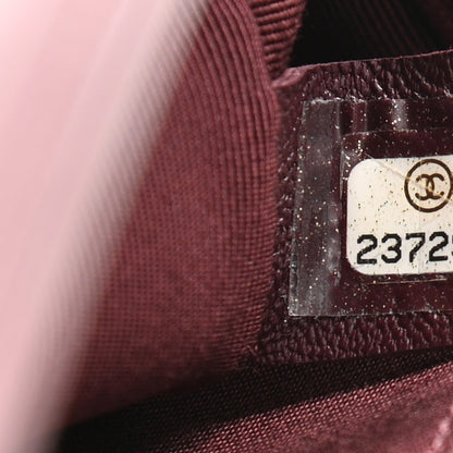 Chanel Velvet Chevron Quilted Small Boy Flap Burgundy 6 of 9
