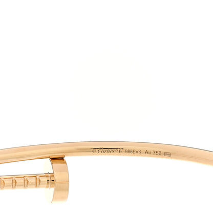 Cartier 18K Yellow Gold Small Juste Un Clou Bracelet 16 3 of 4