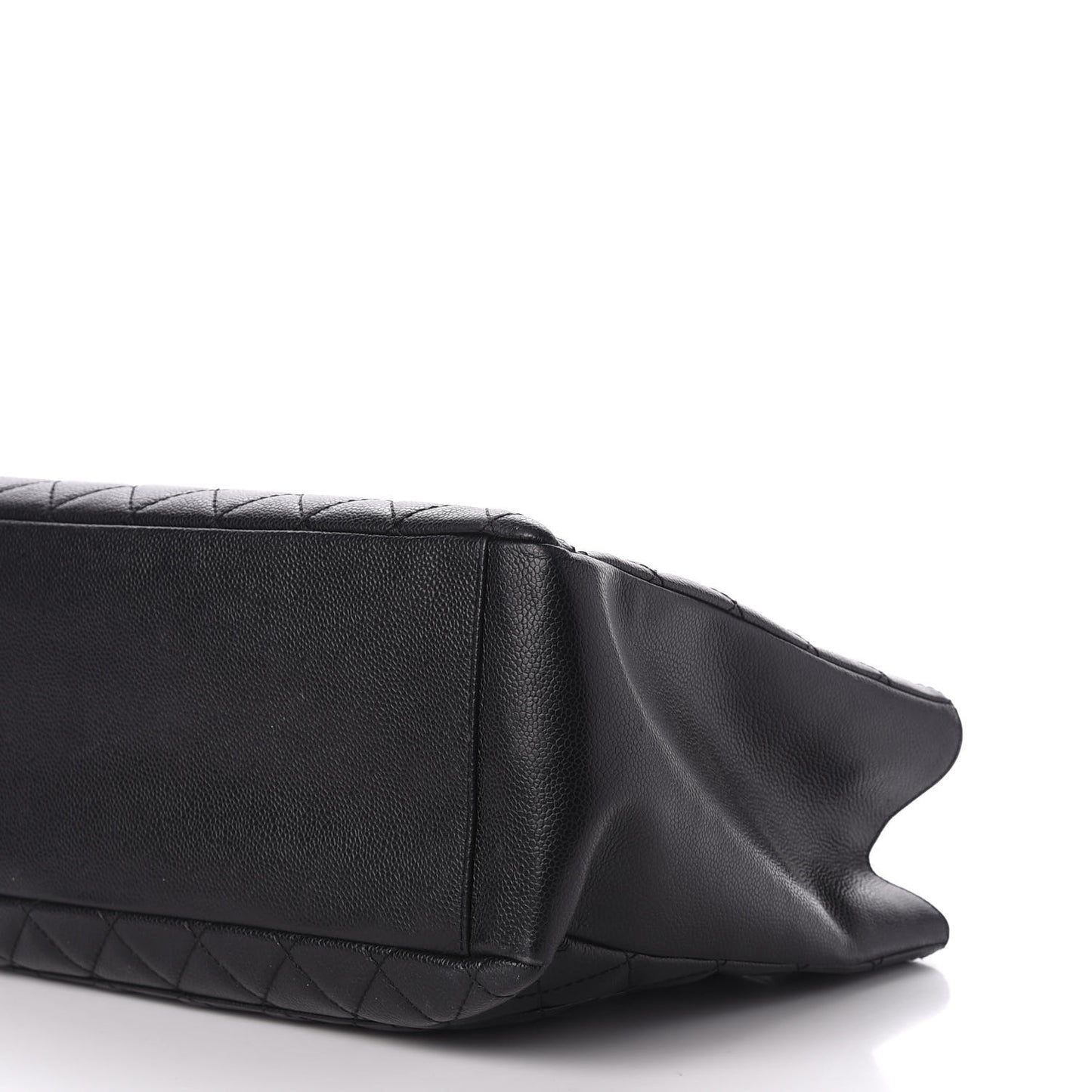 Caviar Quilted Grand Shopping Tote GST Black