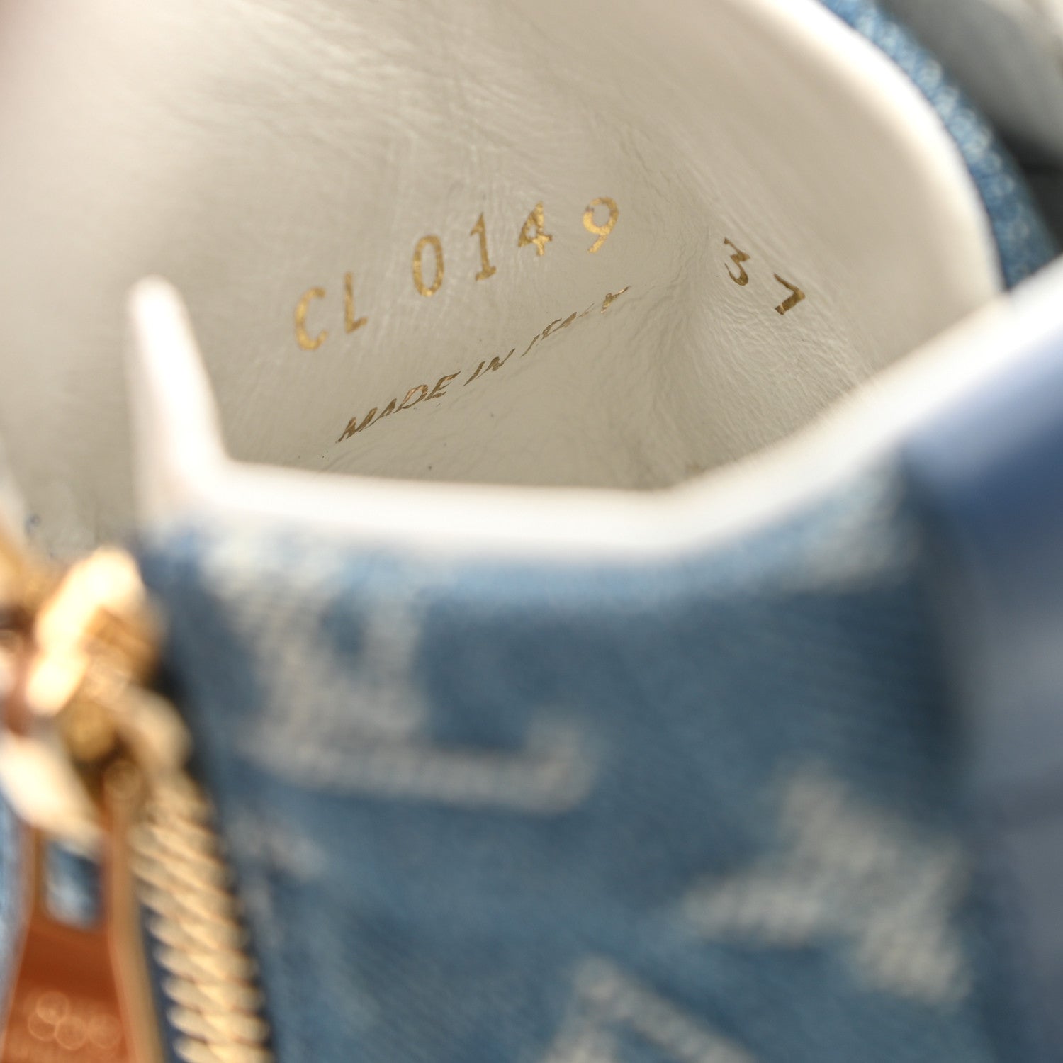 Louis Vuitton Denim Monogram Stellar Sneaker Boots 37 Bleu Jeans Blue 8 of 11