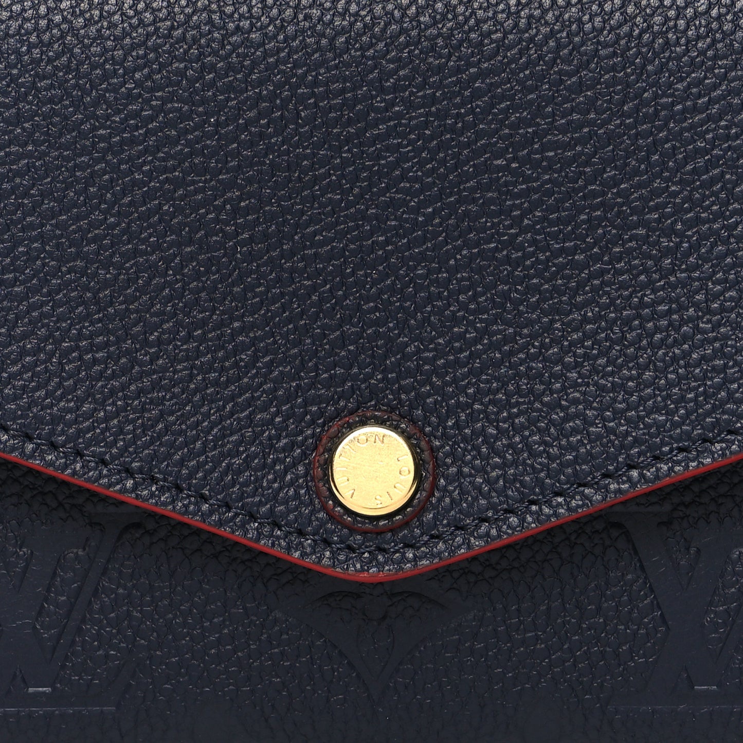 Empreinte Sarah Wallet NM Marine Rouge