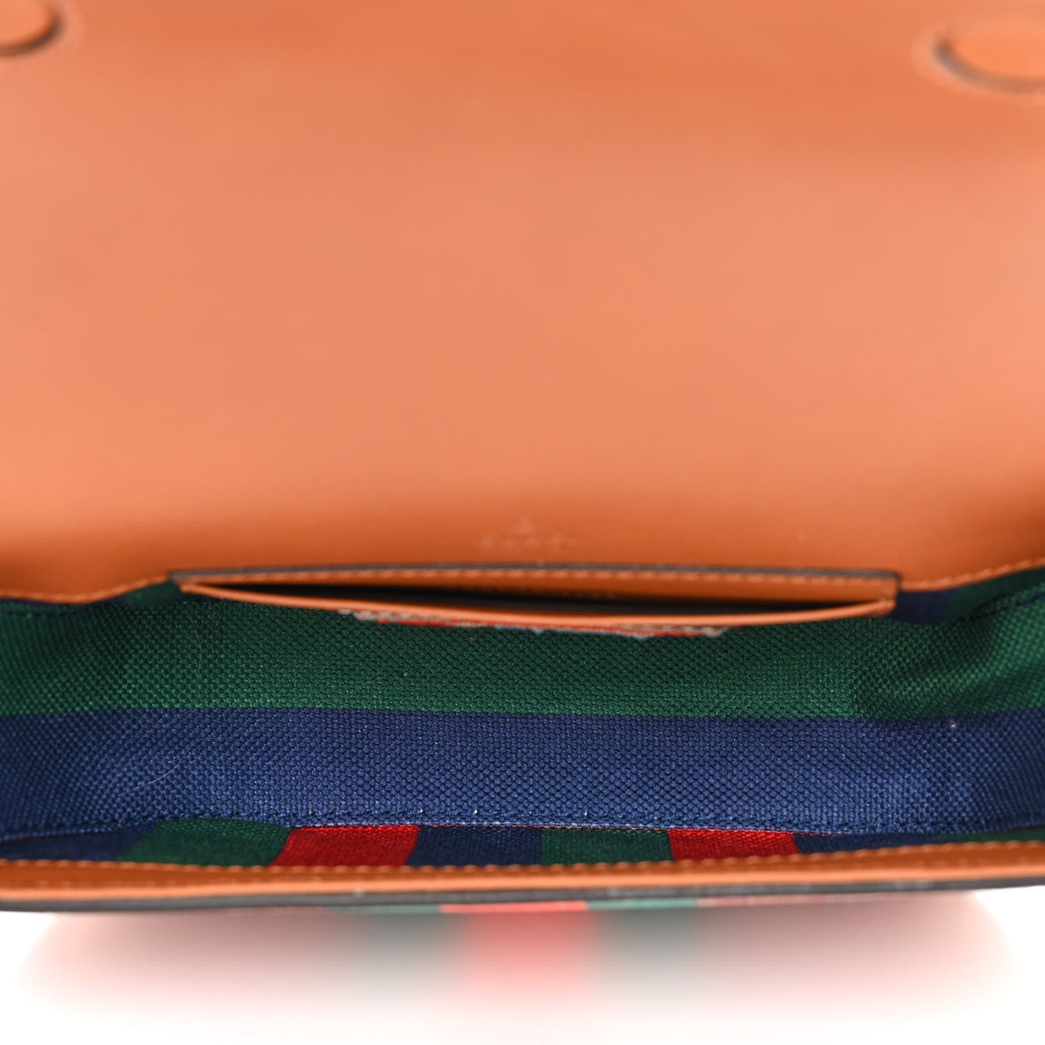 Gucci X DANS LE VERT GG Supreme Monogram Cuoio Web Mini Retro Interlocking G Top Handle Beige Rosso Ebony Harness Brown 5 of 11