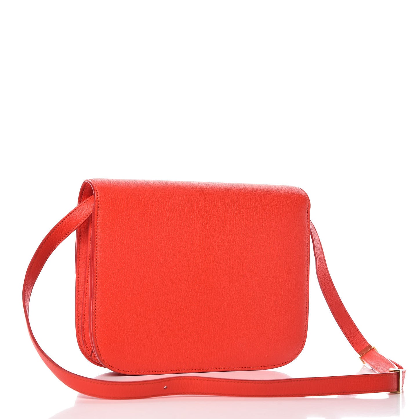 Goatskin Medium Classic Box Flap Bag Alizarin
