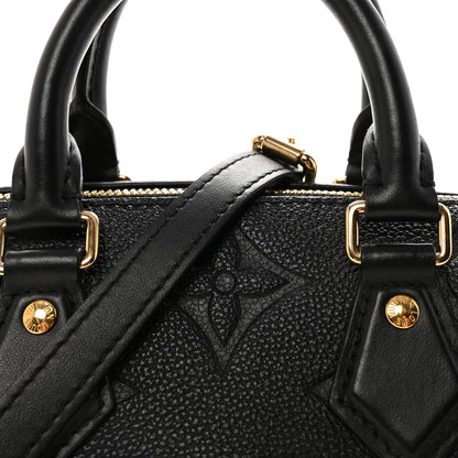 Louis Vuitton Empreinte Monogram Giant Speedy Bandouliere 20 Black 7 of 9