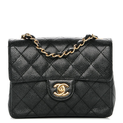 Chanel Caviar Quilted Mini Square Flap Black 1 of 7