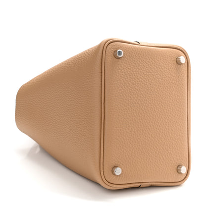 Hermes Taurillon Clemence Picotin Lock 18 PM Chai 3 of 9