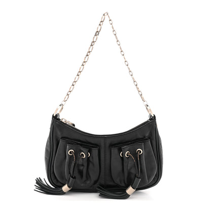 Givenchy Lambskin Tassel Hobo Black 1 of 13