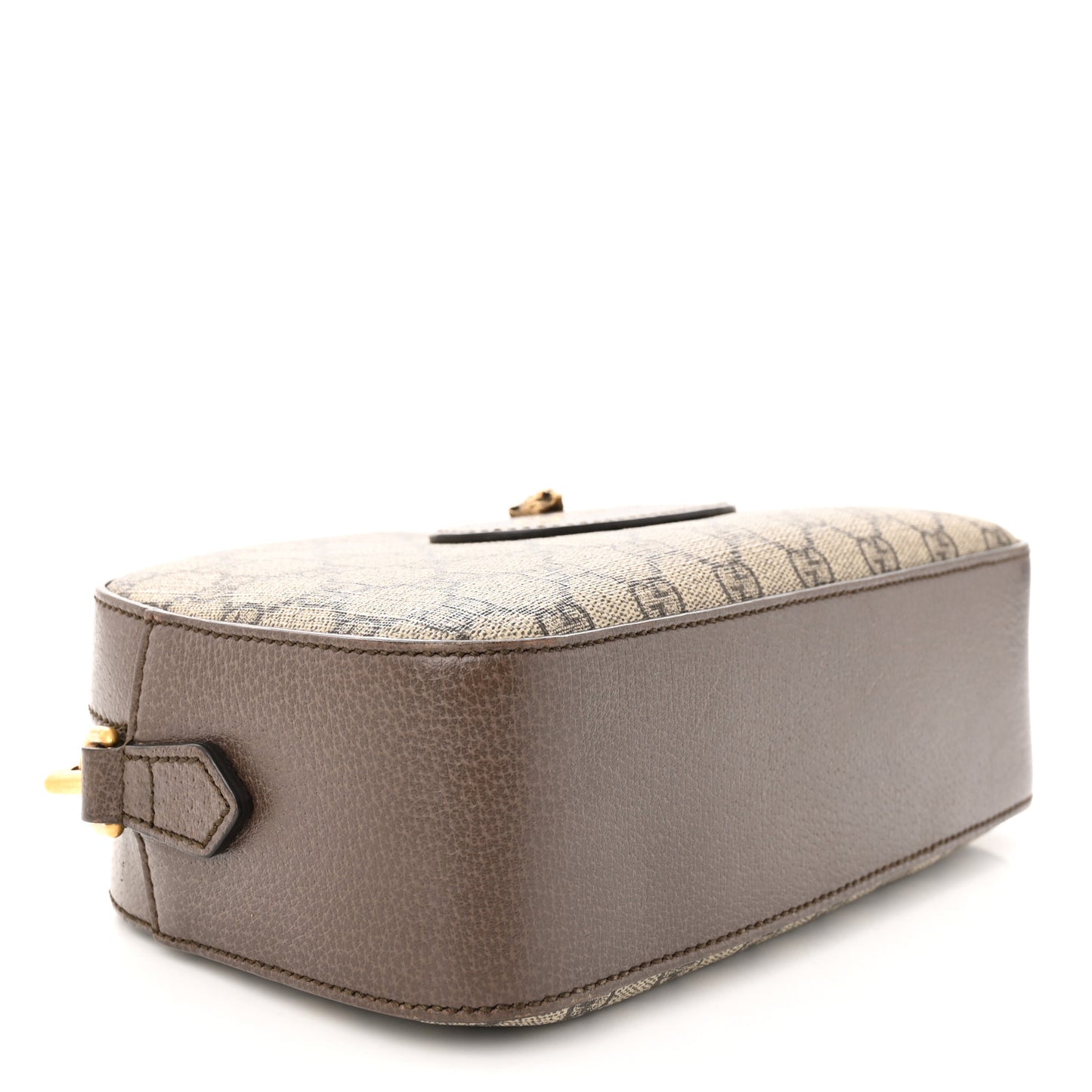 GG Supreme Monogram Web Neo Vintage Shoulder Bag Beige New Acero Crop