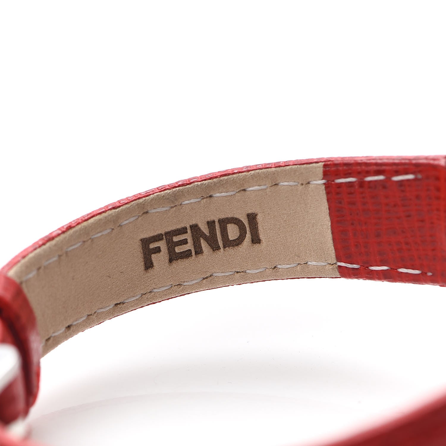 Fendi Stainless Steel Calfskin 28mm My Way Quartz Watch Red 7 of 8