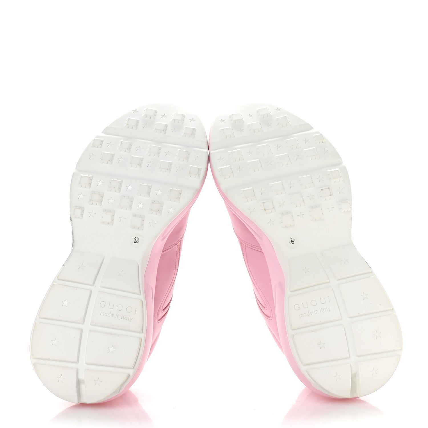 Gucci Calfskin Mystic Cat Rhyton Sneakers 38 Sugar Pink 6 of 8