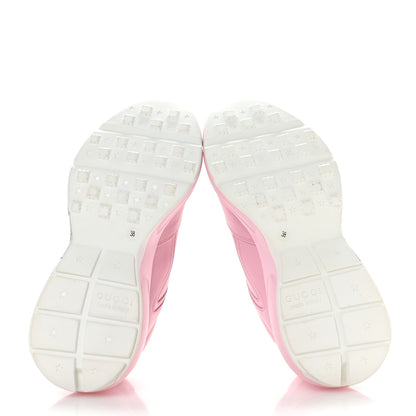 Gucci Calfskin Mystic Cat Rhyton Sneakers 38 Sugar Pink 6 of 8