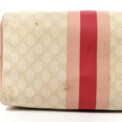 Gucci GG Plus Monogram Web Stripe Medium Joy Boston Pink 12 of 14