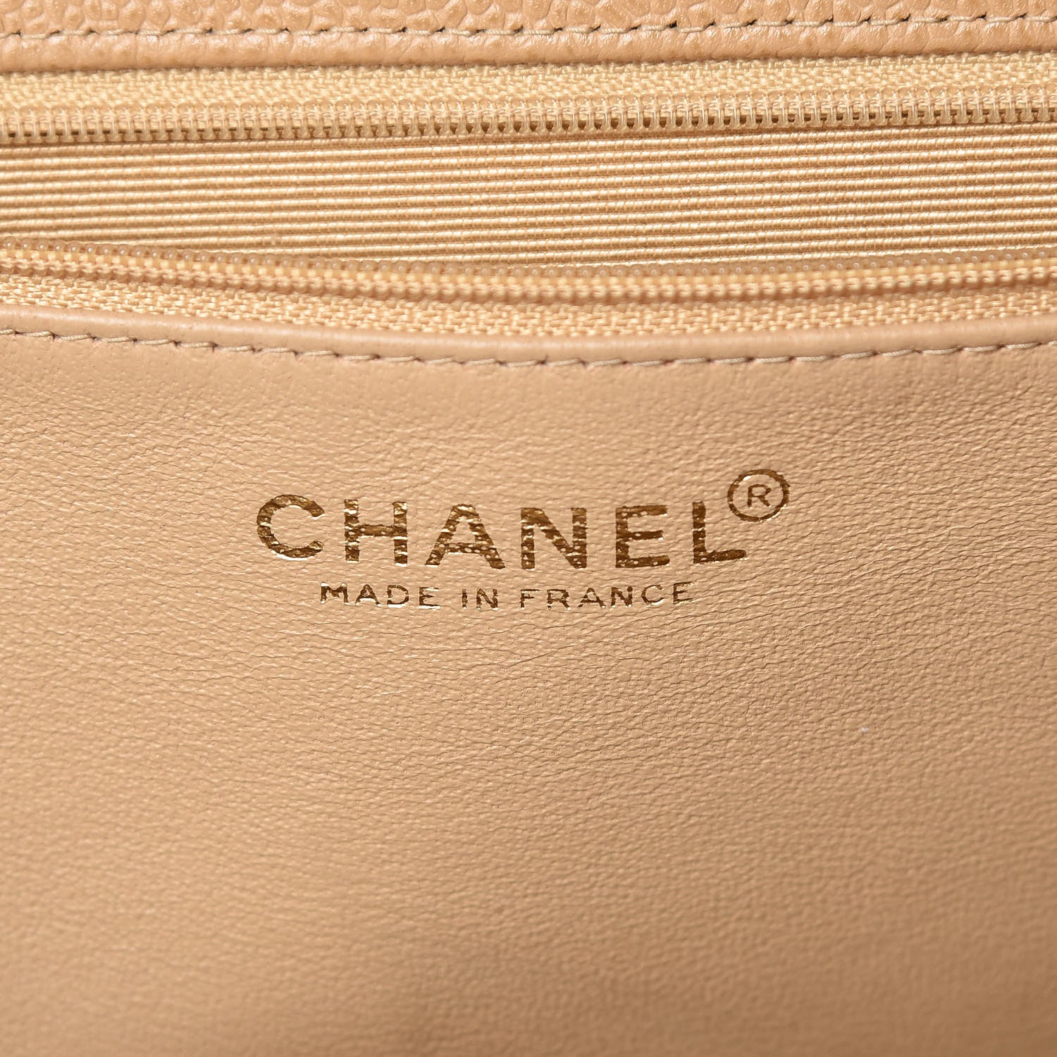 Chanel Caviar CC Tote Beige 6 of 18