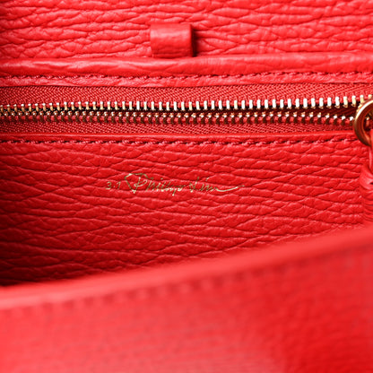 3.1 Phillip Lim Textured Calfskin Mini Pashli Satchel Red 6 of 9