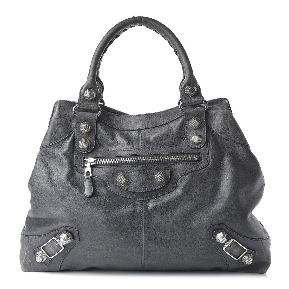 Agneau Giant 21 Hardware Silver Brief Anthracite