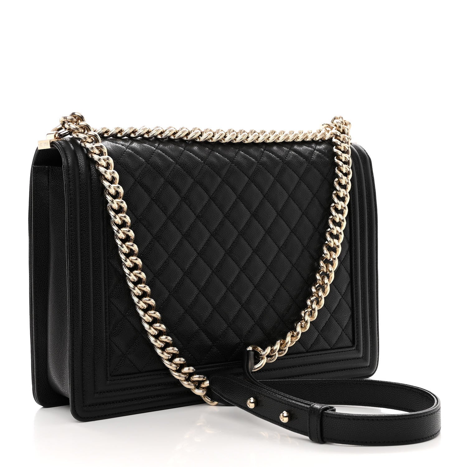 Chanel Caviar Quilted Large Boy Flap Black 3 of 9