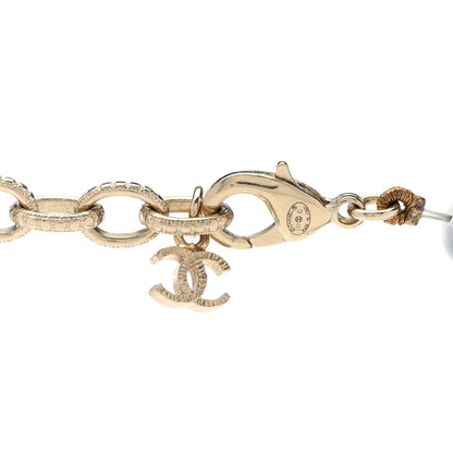 Chanel Beaded CC Star Necklace Black 5 of 5