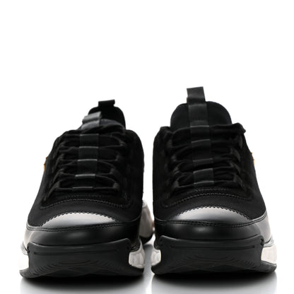 Chanel Velvet Calfskin Mixed Fibers CC Sneakers 38 Black 2 of 9