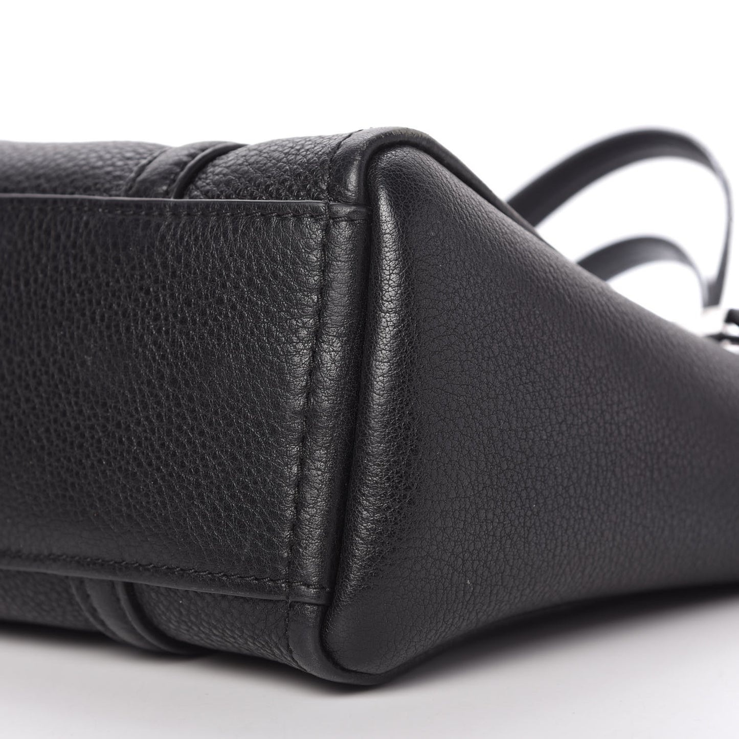 Grained Calfskin The Tag 21 Tote Black