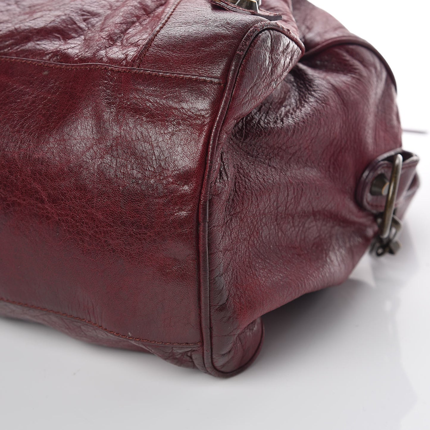 Chevre Classic Hardware Twiggy Rouge Grenat
