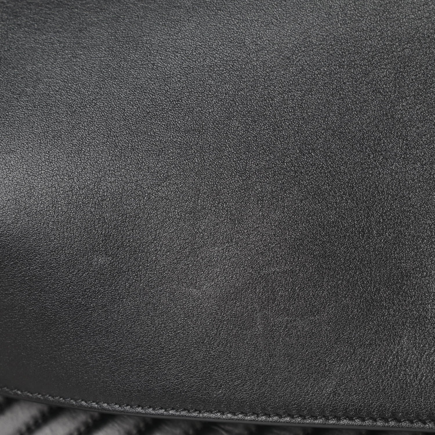 Celine Calfskin Diagonal Quilted Mini Belt Bag Black 14 of 16