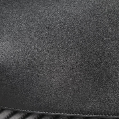 Celine Calfskin Diagonal Quilted Mini Belt Bag Black 14 of 16
