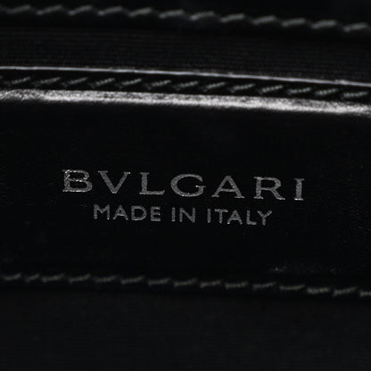 Bulgari Calfskin Plisse Serpenti Forever Crossbody Bag Black 8 of 16