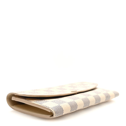 Louis Vuitton Damier Azur Emilie Wallet 4 of 6