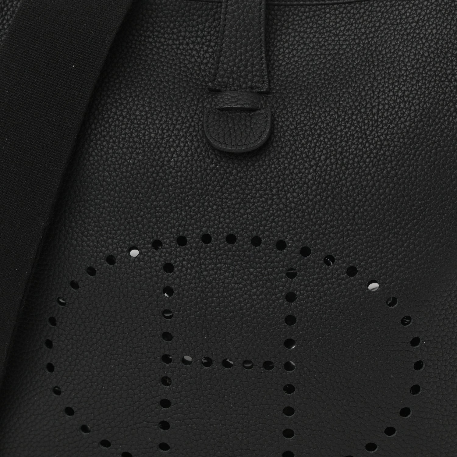 Hermes Taurillon Clemence Evelyne III GM Black 8 of 10