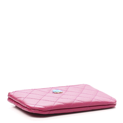 Chanel Caviar Quilted Small Cosmetic Case Fuchsia 4 of 8