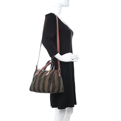 Fendi Pequin Vitello Elite Small Boston Tobacco Pink 2 of 9