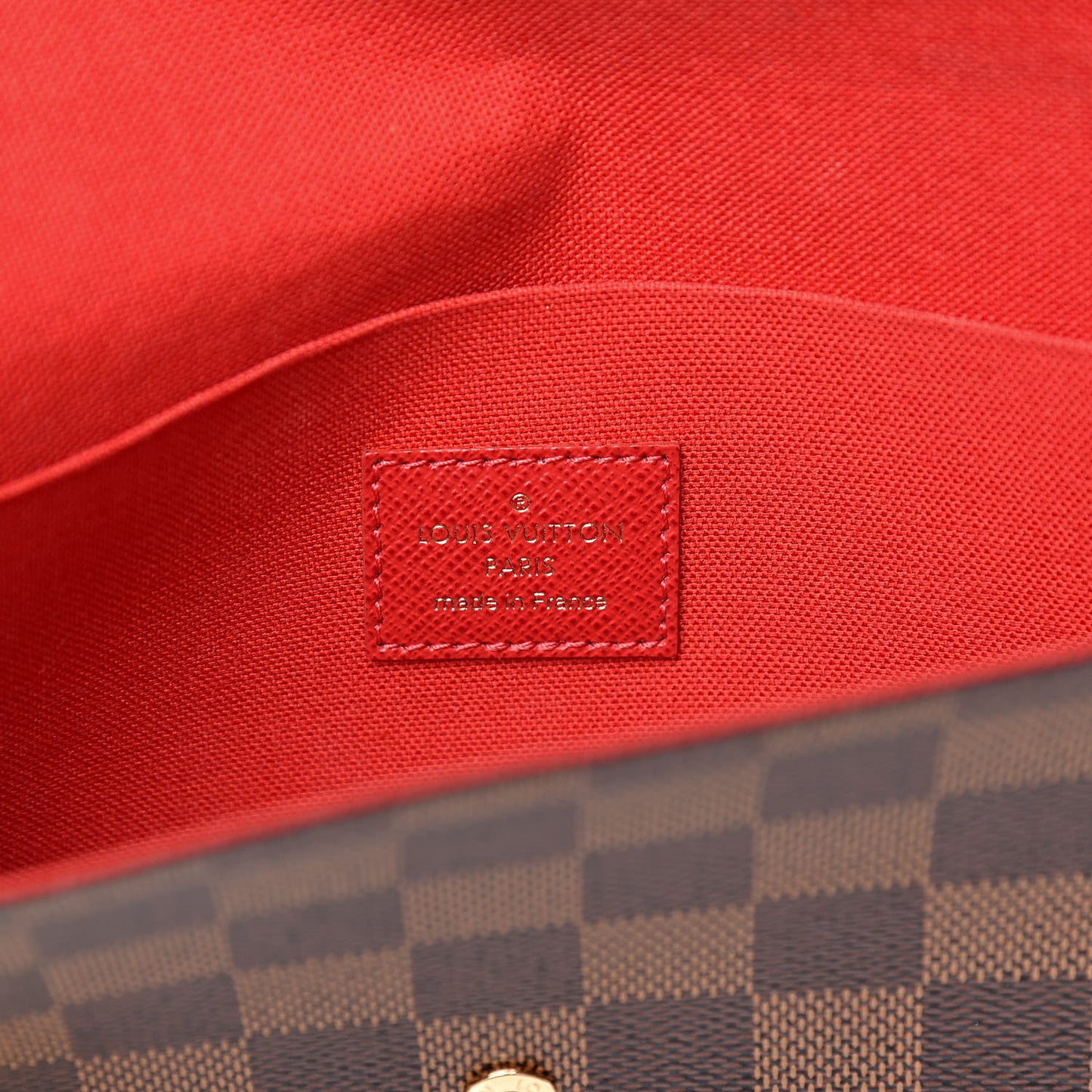 Damier Ebene Pochette Felicie Chain Wallet