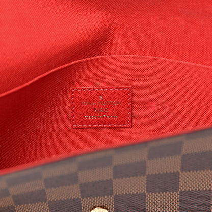 Louis Vuitton Damier Ebene Pochette Felicie Chain Wallet 9 of 15