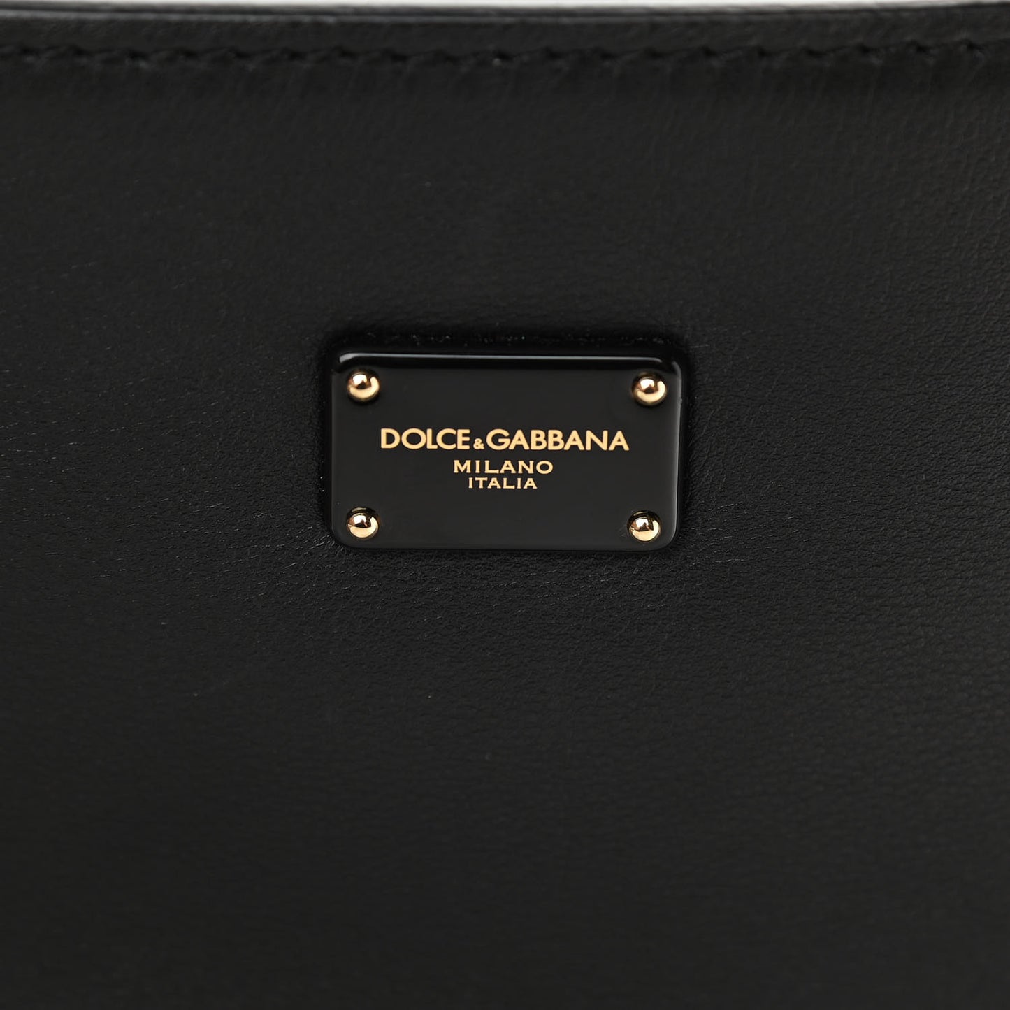 Calfskin Large Miss Sicily Satchel Black