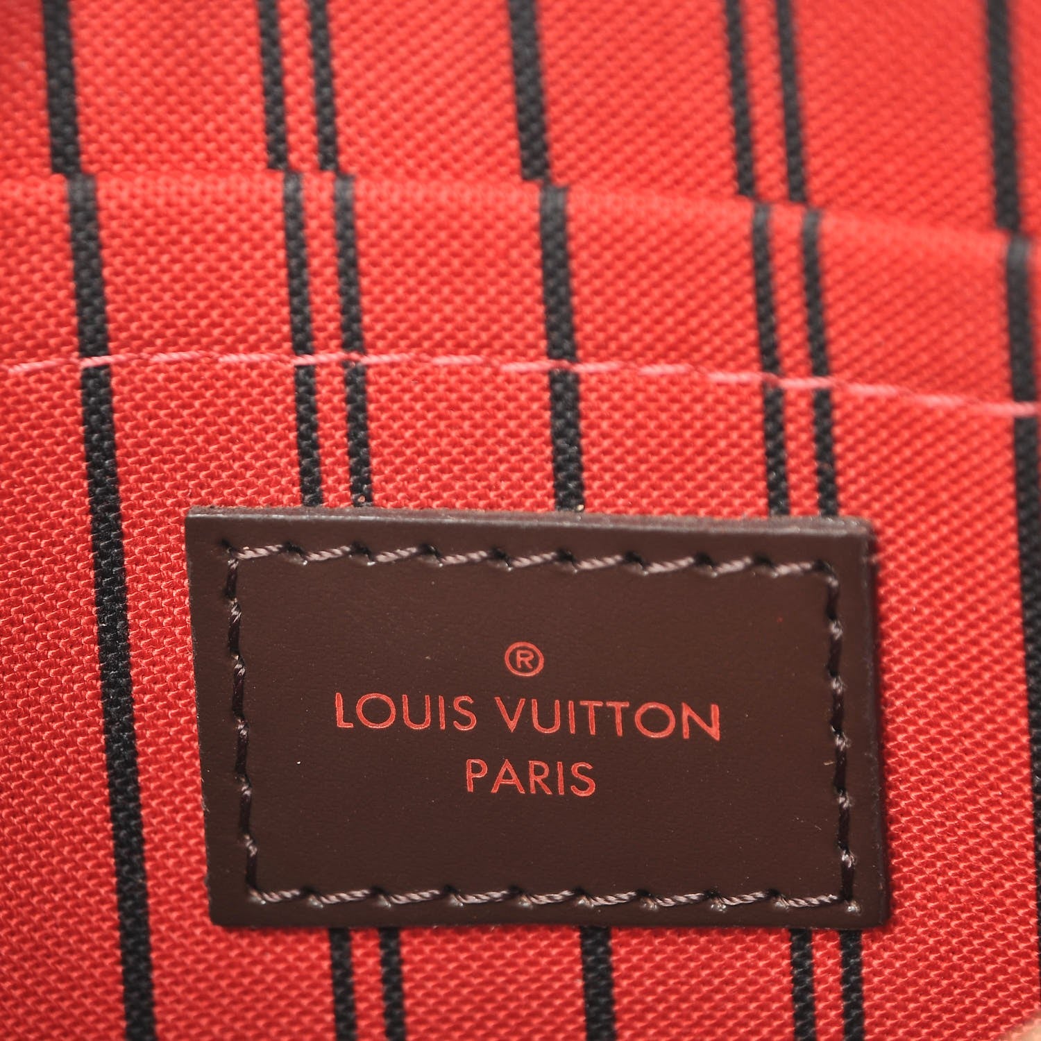 Louis Vuitton Damier Ebene Neverfull MM GM Pochette 6 of 8