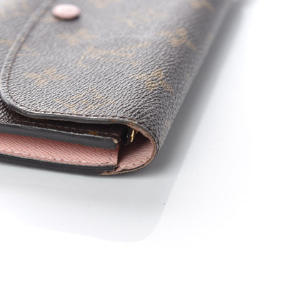 Louis Vuitton Monogram Emilie Wallet Rose Ballerine 12 of 12