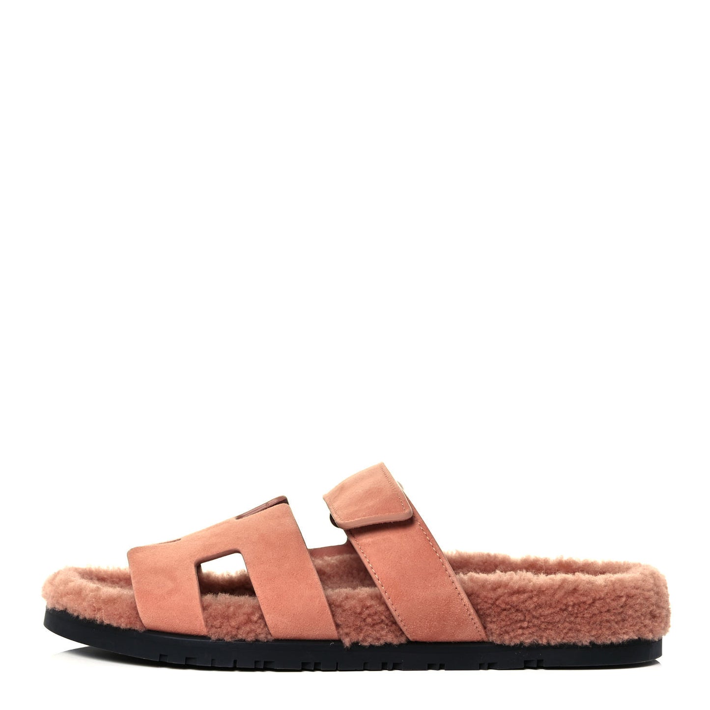Suede Goatskin Woolskin Womens Chypre Sandals 40 Rose Aube