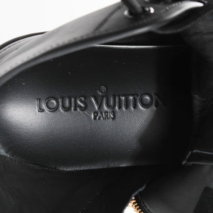 Louis Vuitton Calfskin Punchy Karakoram Sneaker Boots 39 Black 7 of 7