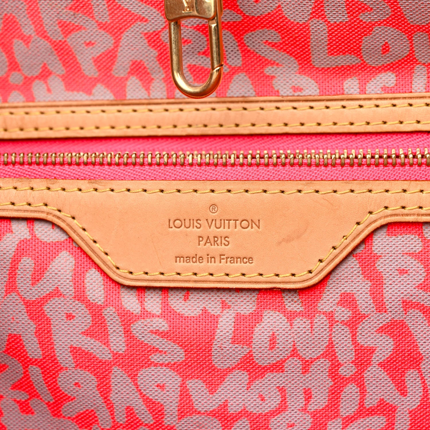 Louis Vuitton Monogram Graffiti Neverfull GM Fuchsia 6 of 13